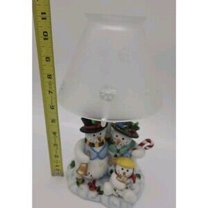 Partylite Retired Snowbell Family Tealight Lamp 11" P7866